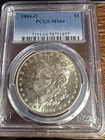 1884-O Morgan Silver Dollar PCGS MS64 New Orleans