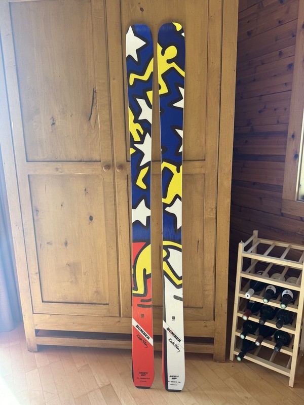 Bomber Skis Flag Dance Ascent 95P Keith Haring New 175cm All-Mountain Ski  Art