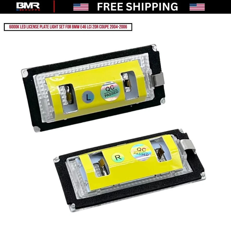 Luces LED de matrícula para 04-06 BMW E46 LCI 325Ci 330Ci M3 cupé | 6000K SMD Foto 4 de 4