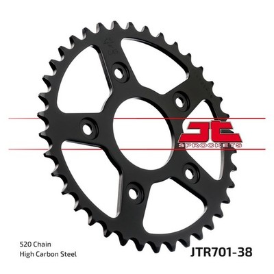 Kettenrad 38 Zähne für Cagiva Mito 125 EV Baujahr 1994-2000 von jt-Sprockets