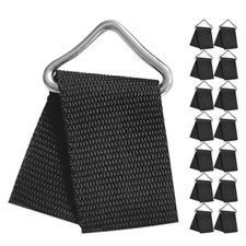 60 Sets Galvanized Metal Triangle V-Rings Trampoline Replacement Part