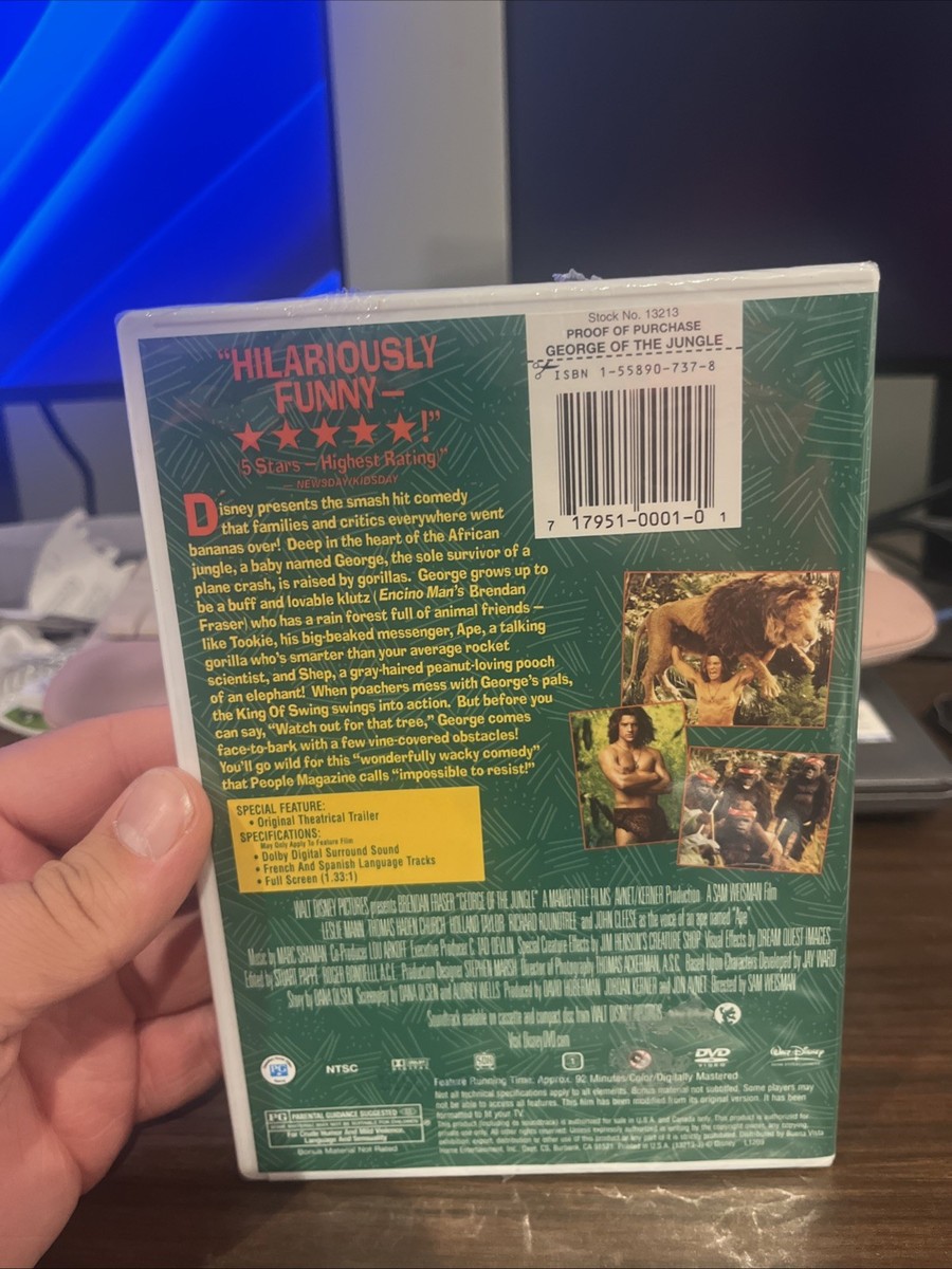 George of the Jungle (DVD, 1997) for sale online | eBay