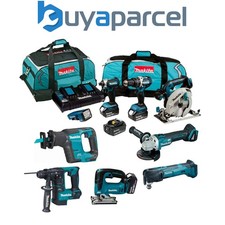 Makita DLX 18v Brushless 9 Piece LXT Multi Tool Kit Cordless Lithium LXT 4x5.0ah