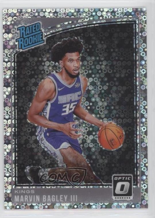 2018 Donruss Optic Rated Rookie Fast Break Holo Prizm Marvin Bagley III #168 0c6