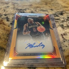 2019-20 Panini Prizm Draft Pick Auto Prizms Neon Orange Jarrell Brantley RC /125