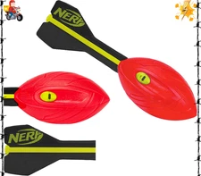 NERF Vortex Aero Howler Foam Football - NERF Soft Vortex Football For Throws - +
