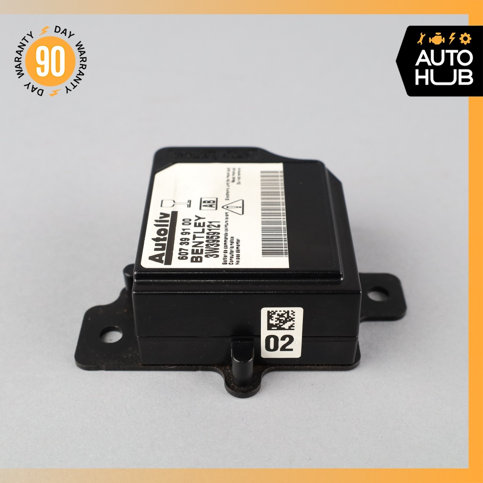 03-10 Bentley Continental GTC GT Safety Bag Sensor SRS Control Module OEM 43k