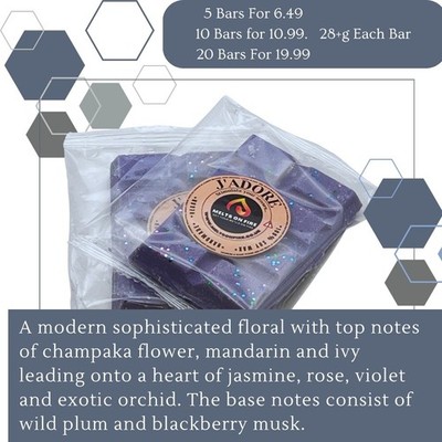Wax Melts Snap Bars J adore stark duftend je 28+g vegan.