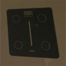 Vont Smart Body Scale Bluetooth 5.0 Glass Modern Black RS20UPCM