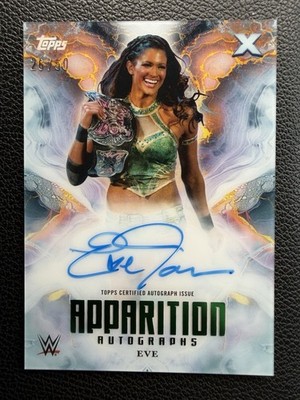 2025 Topps Exalted WWE Apparition Autograph Auto Green Parallel  Eve Torres /50