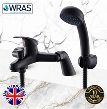 Modern black bath filler shower mixer | WRAS APPROVED ✅ | £110 RRP