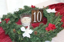 Holiday/Christmas Wreaths Artificial, Faux Pine, Faux Flower, Weddings, Showers 