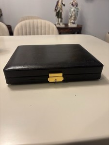 Dunhill Lizard Leather Pattern Humidor 