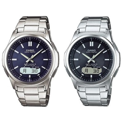 Casio Wave Ceptor Solar Funkuhr WVA-M630D-2AJF/1AJF Herren Silber Fr Japan