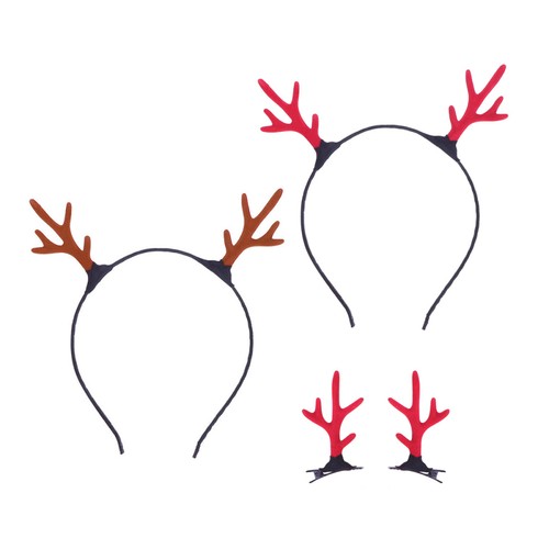 20 Pcs Antler Hair Clip Reindeer Headband Antlers Hoops Headbands - Picture 11 of 12