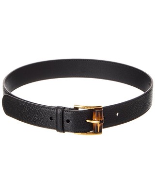 Gucci Gg Logo Leather Belt Women