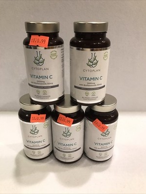 Cytoplan Vitamin C 1000mg with Bioflavonoids 50mg 60 Capsules