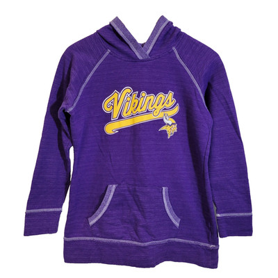 Minnesota Vikings Medium Women s Hoodie Purple NFL Team Apparel Pullover