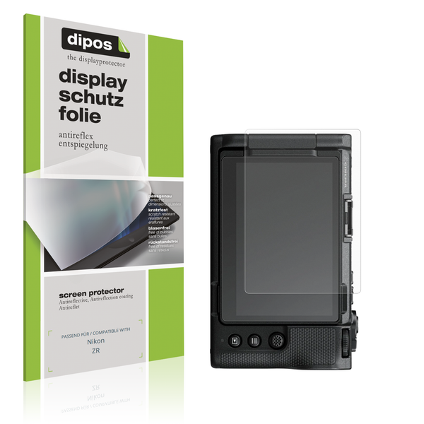 4X Schutzfolie Matt FüR Nikon Zr Displayschutzfolie Folie Display Schutz Dipos-image