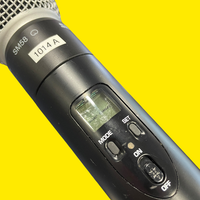 SHURE-ＳＭ58 Shure SM58 Wireless Transmitter Vocal Microphone Black #8733
