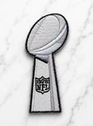 NFL VINCE LOMBARDI TROPHY EMBROIDERED IRON ON PATCH 1.5"X3.75" FREE SHIPPING