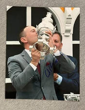 TRAINER CHAD C. BROWN AUTOGRAPH 8x10 PHOTO HORSE RACING 142nd PREAKNESS STAKES 2