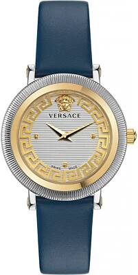 Versace Quarzuhr Greca Flourish VE7F00223 - Edelstahlgehäuse, Saphirglas, Swiss 