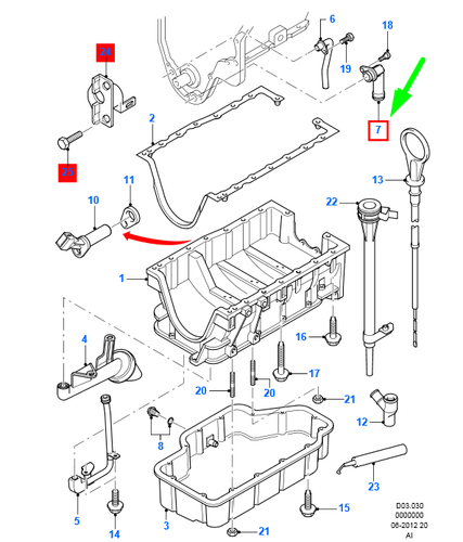 FORD TRANSIT CONNECT MK1 Oil Drain Elbow 1078427 XS4Q-6422-AB NEW - Picture 8 of 8