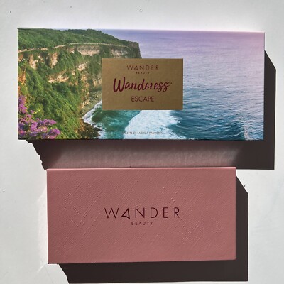 Wander Beauty Escape Eyeshadow Palettes Nib Bundle of 2