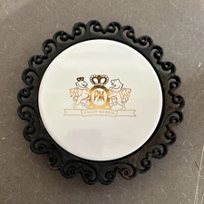 RARE Vintage Philip Morris Cast Iron Trivet Employee Gift MCM