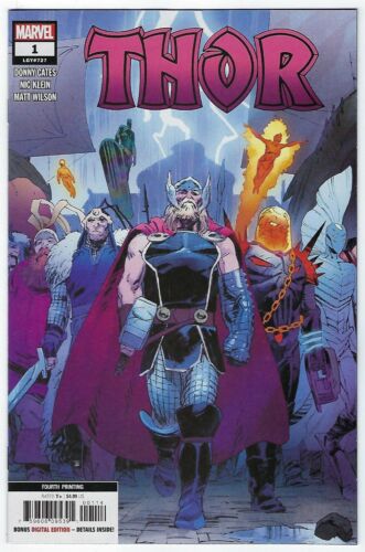 Thor # 1 Variant 4th Printing Cover NM Marvel  - Picture 1 of 3