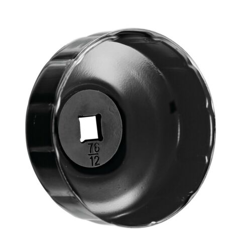 Chiave svita filtro a tazza per filtro olio per filtro Ø 76 mm con 12 lati - Foto 3 di 3