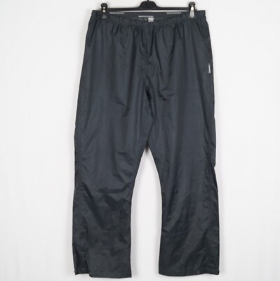 DIDRIKSONS Men Trousers Size 46 (W34 L32) Outdoor Grey Elastic Waist k12395