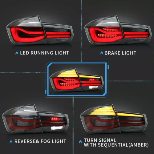 2x LED Tail Lights For BMW 3 Series F31 Touring 2012-2018 Sequential Rear Lamps - Picture 4 of 16