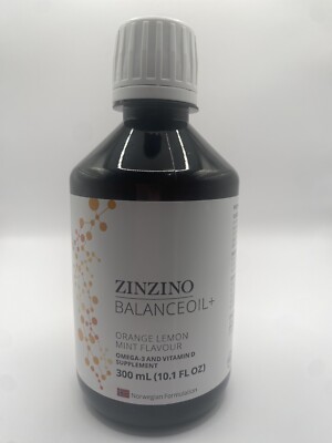 Zinzino - Balance Oil+ Orange Lemon Mint - 300 ml Exp 2028 (Ships from the US)