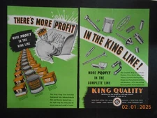1946 1950 King Quality ST Louis MO auto mechanic parts AD Wagner Electric Rust