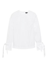 NWT Banana Republic Vented Tie-Cuff Top, White SIZE XS 270341 F0102