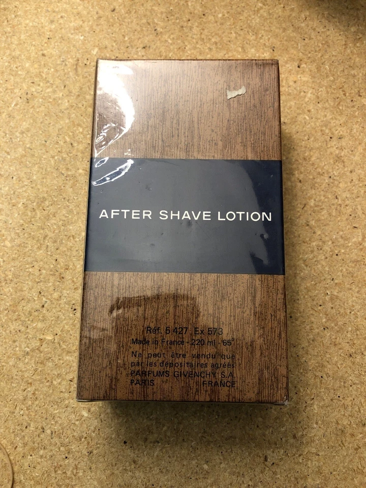 Loção pós-barba Monsieur De Givenchy antiga 7 1/3 oz sem costura, NOVA com CAIXA - Imagem 2 de 4