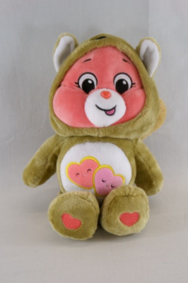  Care Bears Hoodie Friends Love-A-Lot Bear Fox Plush Stuffed Animal 12''- NWOT