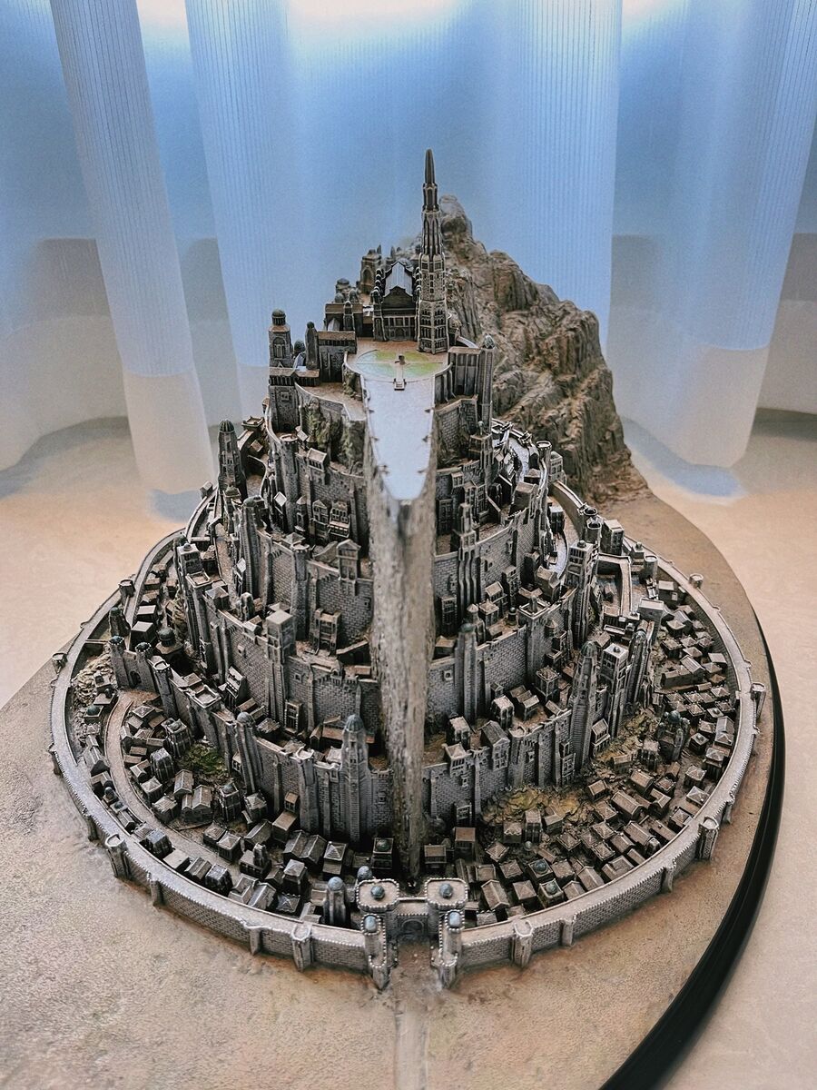 The Lord Of The Rings Minas Tirith Gondor Capital Environmental Statue  Castle