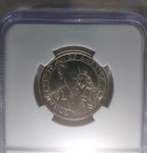 2007 George Washington Dollar, MISSING EDGE LETTERING, NGC MS65, Mint Error — photo 3