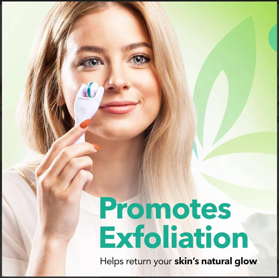 600 钛微针 Derma-Roller 套件 - 皮肤滚轮 0.25 毫米痤疮疤痕 — 第 2/4 张图片