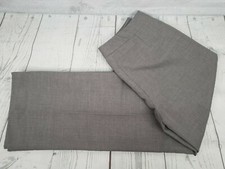 Kasper 2 Kate Classic Fit Dress Pants Gray Flat Front Lined Business Trouser