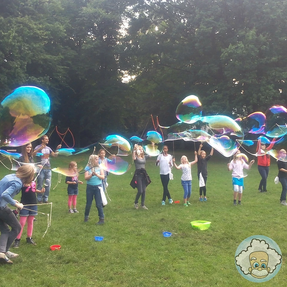 20 Liter Riesen Seifenblasen Geburtstag Set +10 Stäbe +Seifenblasen ebook +BONUS