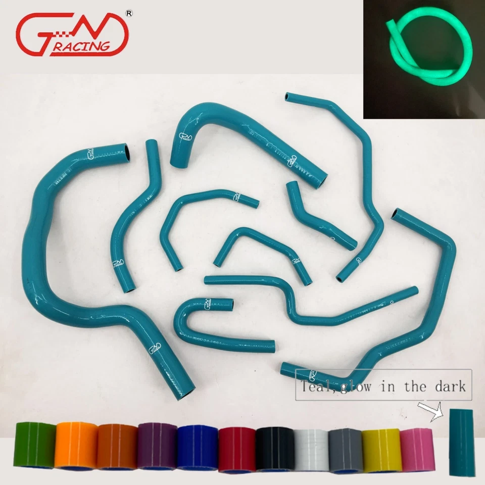 Silicone Radiator Heater Hose Kit Fit Honda CRV 1997-2001 CR-V MK1 B18 B20 Black - Image 4 of 4