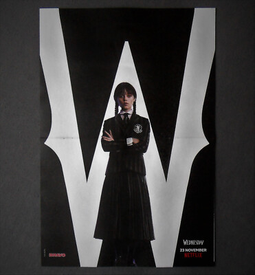 WEDNESDAY - A3 Poster - Netflix-Serie _ Jenna Ortega # 