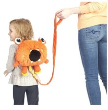 ToddleSafety Harness  Backpack Plush Monster Adjustable Strap / Removable Strap