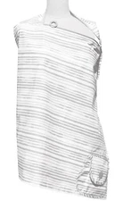 BOPPY Nursing Cover for Breastfeeding - Gray Watercolor Stripes