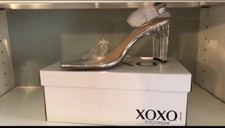 Ladies Clear Heels Sandals