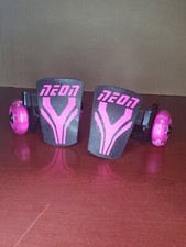 Yvolution Neon Pink Skate Light Up Adjustable Street Rollers